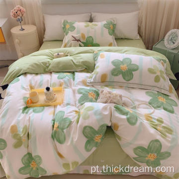 Conjunto de roupas de cama de linguagem de flores de banana